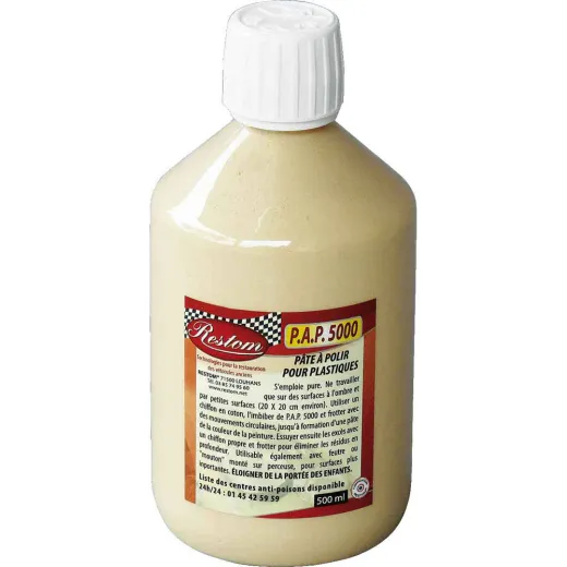Politur für Visiere, Farbanstriche und Plastik Restom® PAP 5000